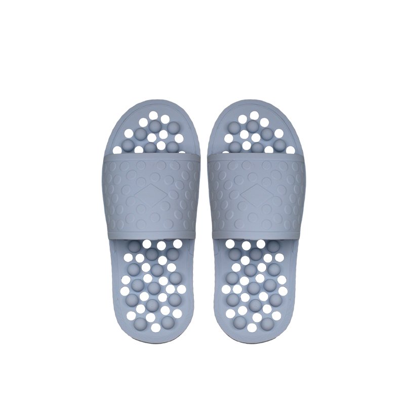 Factory New Indoor Durable Massage Slide Sandals Non-slippery Foot Massage Silicone Slipper for Adult