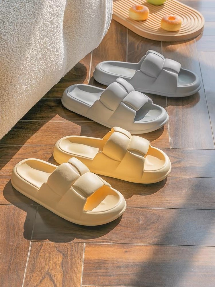 Advanced Feeling 2024 Summer New Women's EVA Slides Slippers Indoor Home Thick Bottom Non-Slip Sandals External Wear Comfort