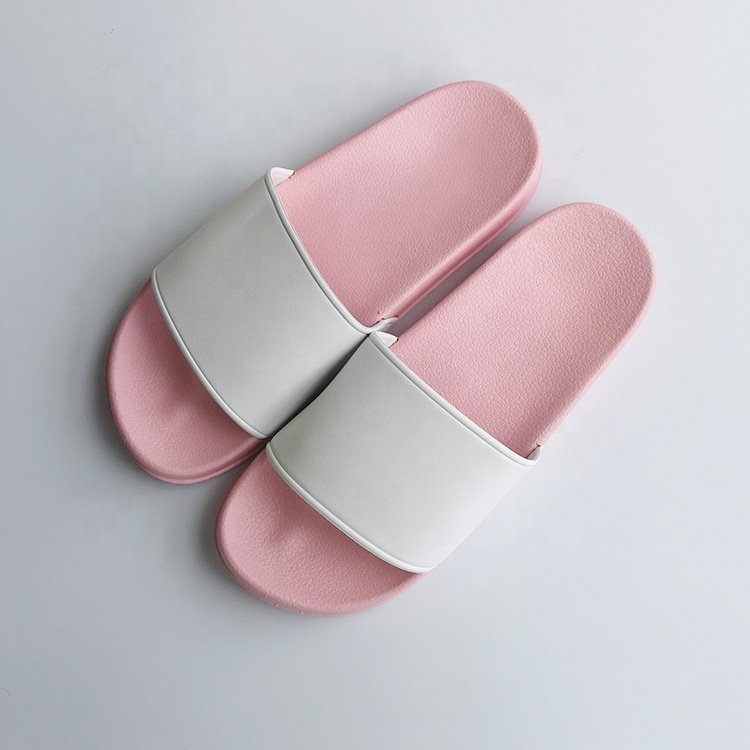 pvc bathroom slipper logo rubber,Beach pvc mens slides custom logo slippers Custom Printed logo Slippers Slides Footwear