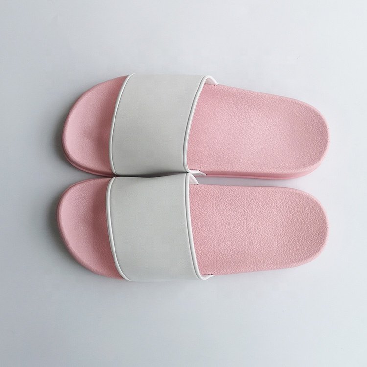 pvc bathroom slipper logo rubber,Beach pvc mens slides custom logo slippers Custom Printed logo Slippers Slides Footwear