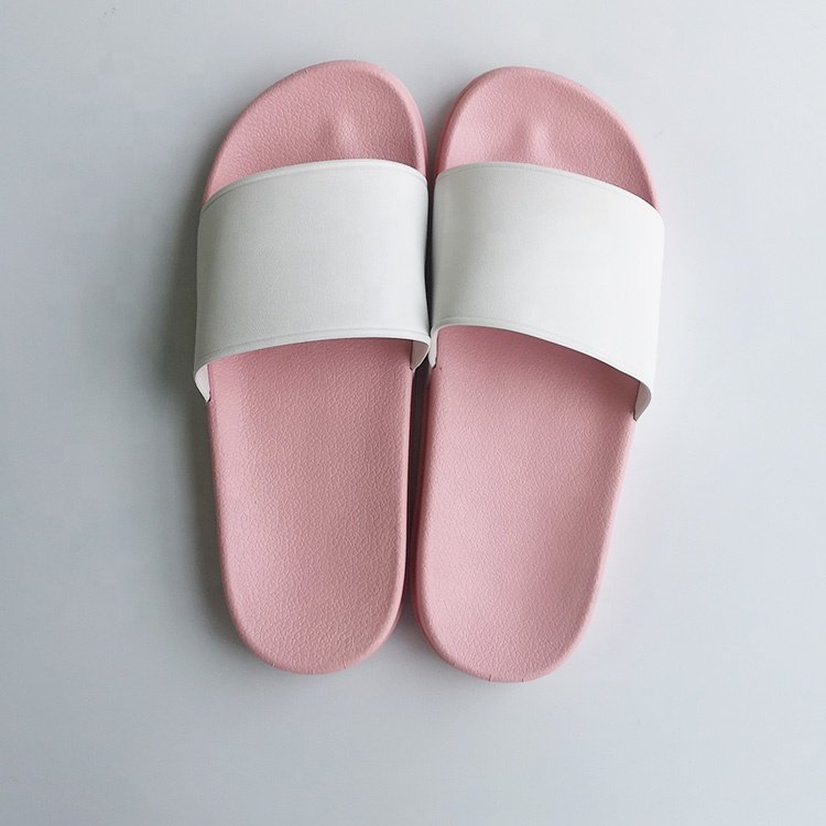pvc bathroom slipper logo rubber,Beach pvc mens slides custom logo slippers Custom Printed logo Slippers Slides Footwear