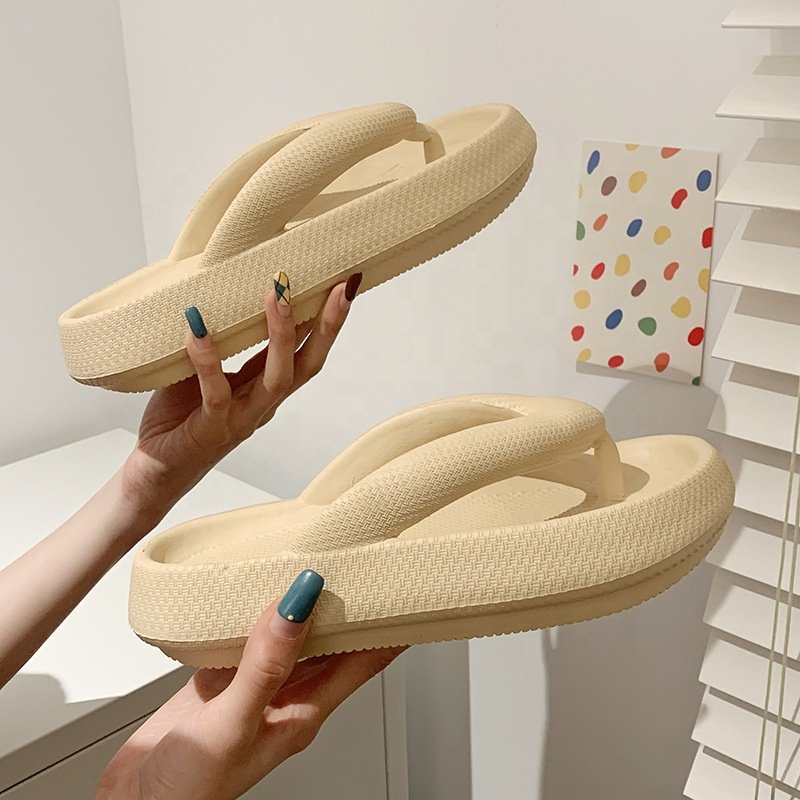 Summer women and man indoor outdoor 4CM thick sole EVA flip flops slides slipper sandals