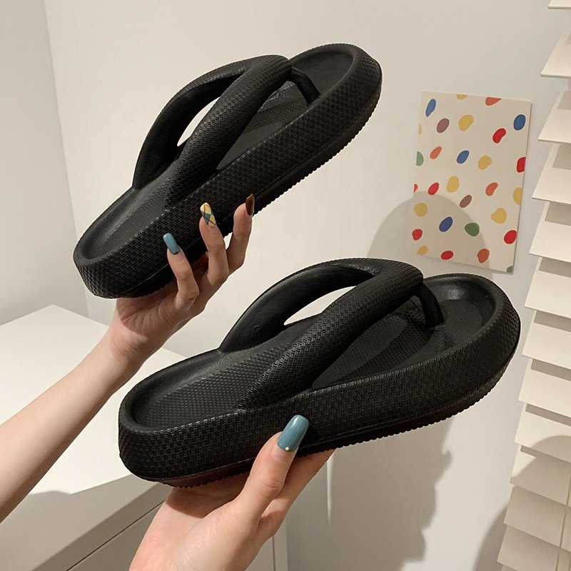 Summer women and man indoor outdoor 4CM thick sole EVA flip flops slides slipper sandals