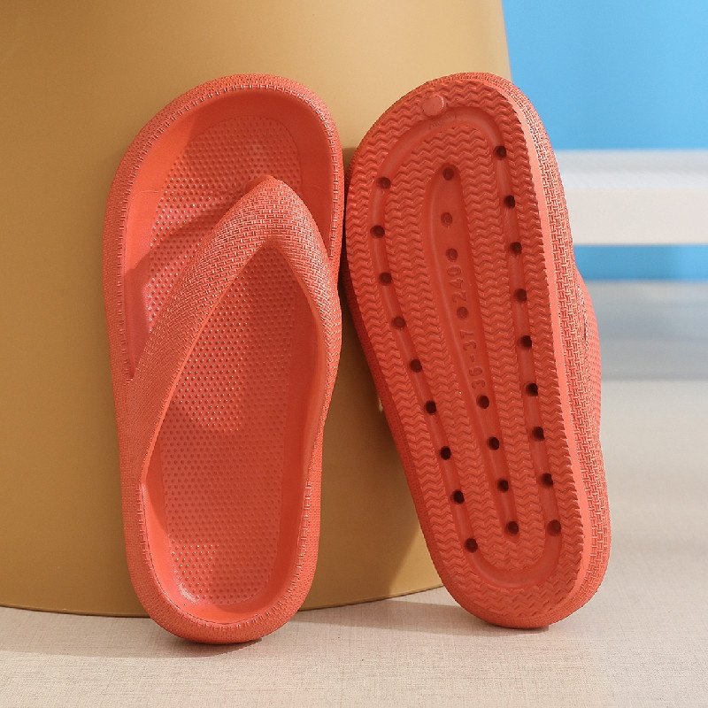 Summer women and man indoor outdoor 4CM thick sole EVA flip flops slides slipper sandals