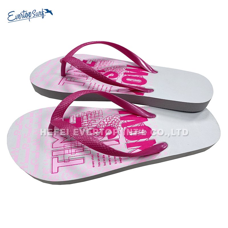 New arrival ladies slide slippers customized logo anti slip casual flip flop slipper