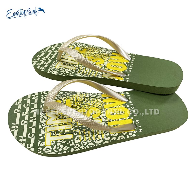 New arrival ladies slide slippers customized logo anti slip casual flip flop slipper