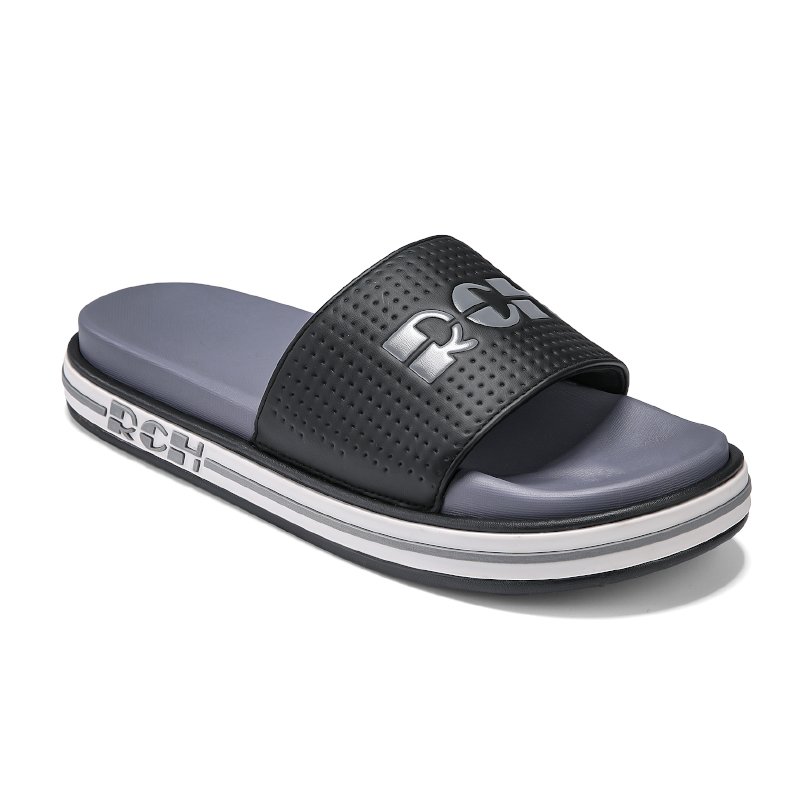 High Quality Men Home Slides Slippers Logo Custom Indoor House Sandals Slippers Anti-slip Thick Pillow Slippers For Man