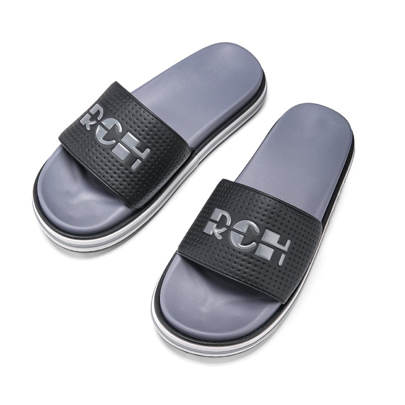 High Quality Men Home Slides Slippers Logo Custom Indoor House Sandals Slippers Anti-slip Thick Pillow Slippers For Man