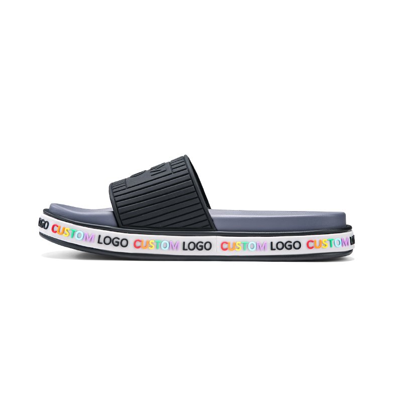 High Quality Men Home Slides Slippers Logo Custom Indoor House Sandals Slippers Anti-slip Thick Pillow Slippers For Man