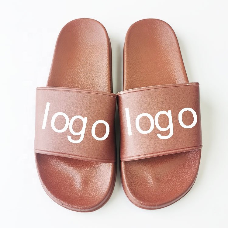 Fashion Latest Customized Designer Bulk PVC Oem China Footwear Slide-on Sandals Embossed Good Quality Comfortable Slide Slippers