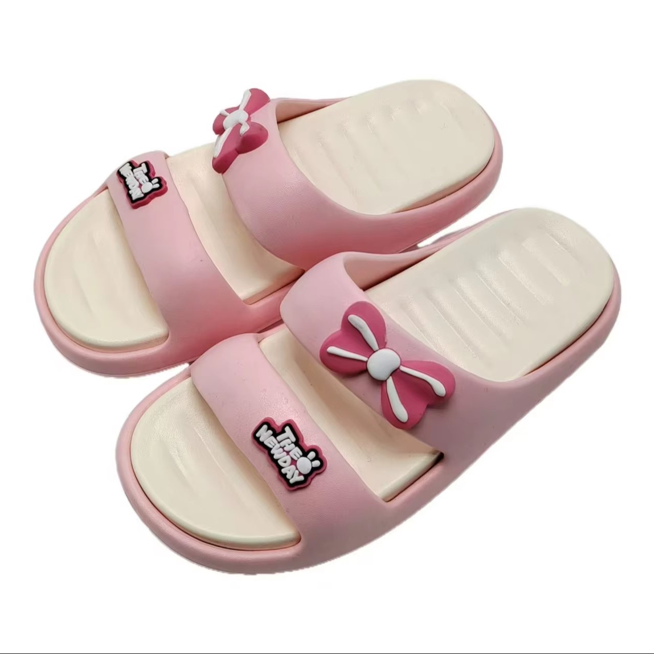 High Quality EVA High Heels Sandals Waterproof Thick Platform Home Slide Slippers with Open Toe Flat Design-for womans design