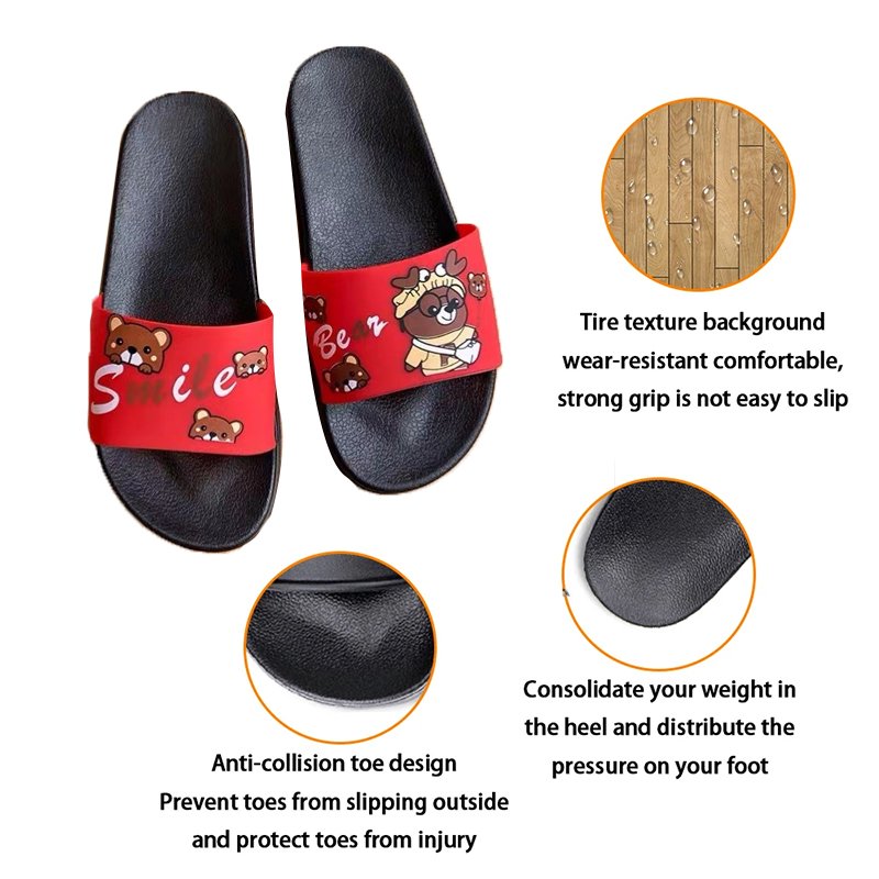 High quality custom printed slippers for men and women waterproof and non-slip for beach bathroom