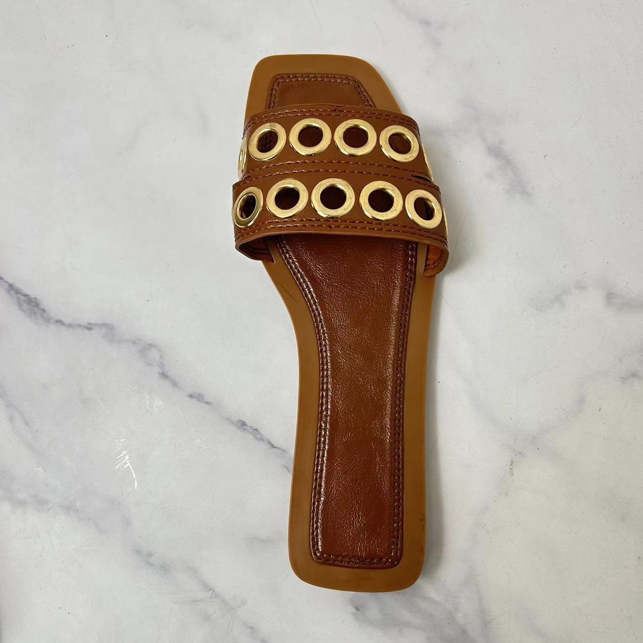 Large Size 42 Famous ZA Shoes 2024 Summer Brand Slides Slippers Designer Women's Shoes