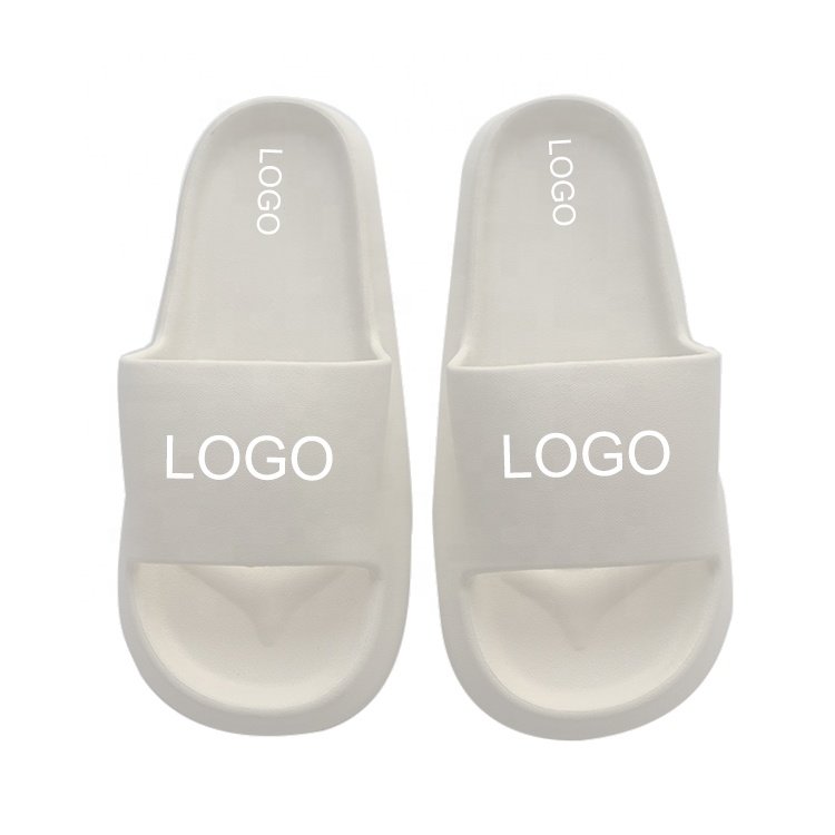 Unisex Fashion Custom Logo Slides Comfortable Sandal Bathroom Summer EVA Custom Cloud Slides Slippers for Women