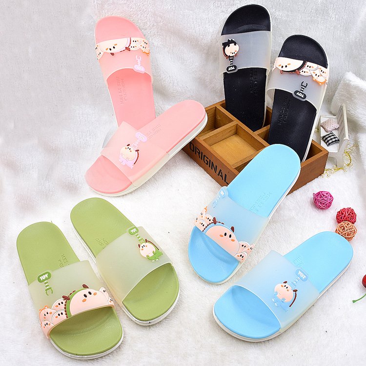 Hot sale custom printed PVC household plastic slide slippers with manufacturer price