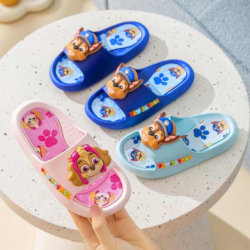 Factory Wholesale Various Indoor Lighted Kids Slippers Unisex Flip-Flops with Cartoon Pattern for House & Hotel Summer Season