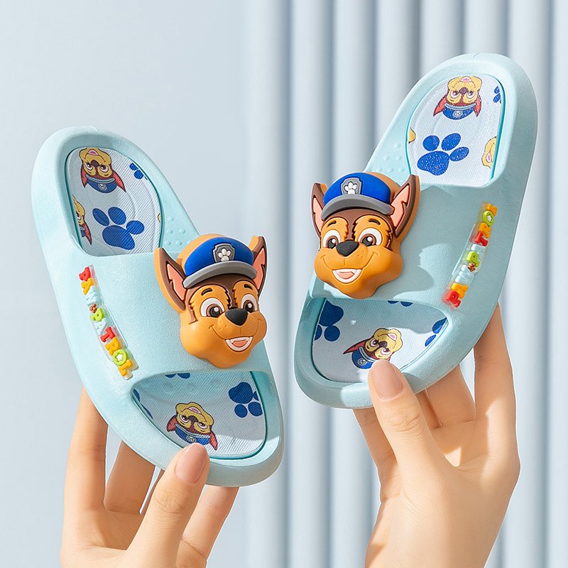Factory Wholesale Various Indoor Lighted Kids Slippers Unisex Flip-Flops with Cartoon Pattern for House & Hotel Summer Season