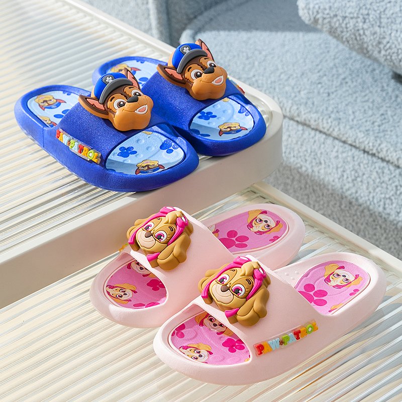 Factory Wholesale Various Indoor Lighted Kids Slippers Unisex Flip-Flops with Cartoon Pattern for House & Hotel Summer Season