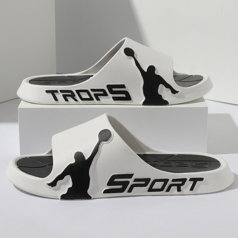 2024 summer outdoor thick soles outdoor basketball sports slides slippers for men