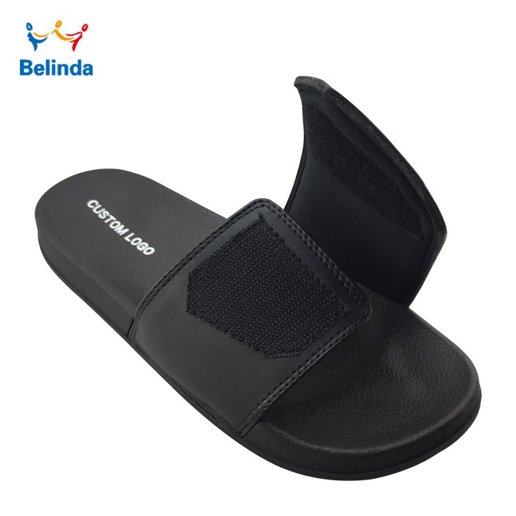 High Quality Summer Custom PVC Logo Slipper Slide Custom Logo Sandals Home Slipper Designer Slides Slippers for men