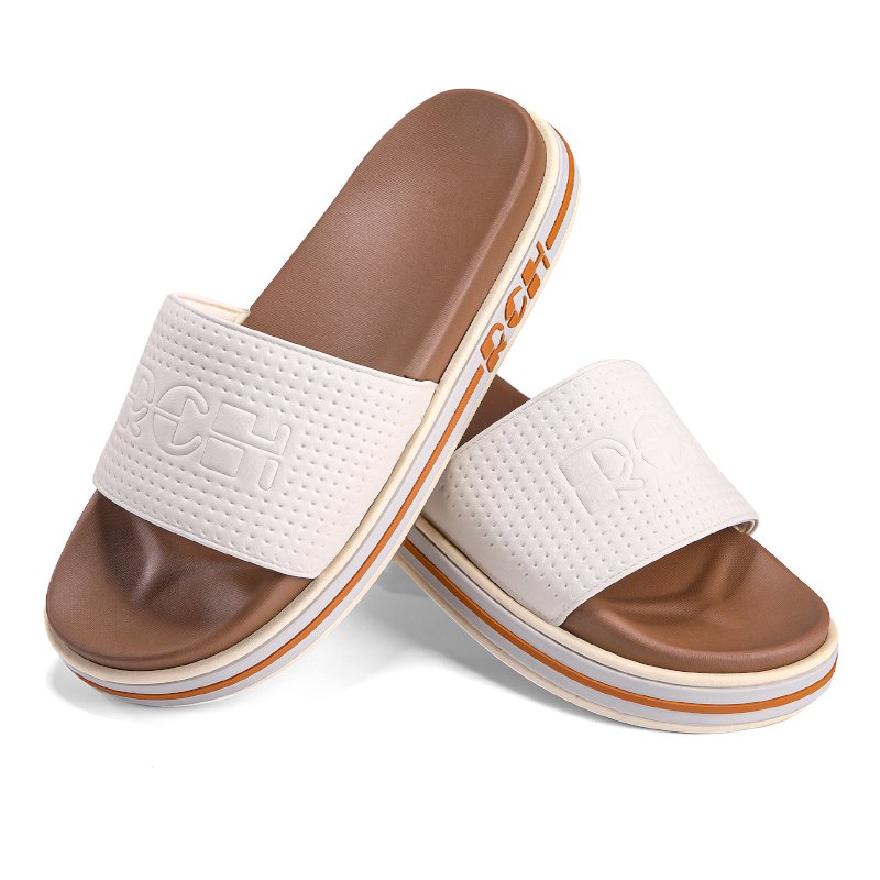 Thick Sole Flip-Flops Slippers Logo Custom Mens Sandals Slides Soft Insole Hard Outsole Beach Summer Flip-Flops For Man