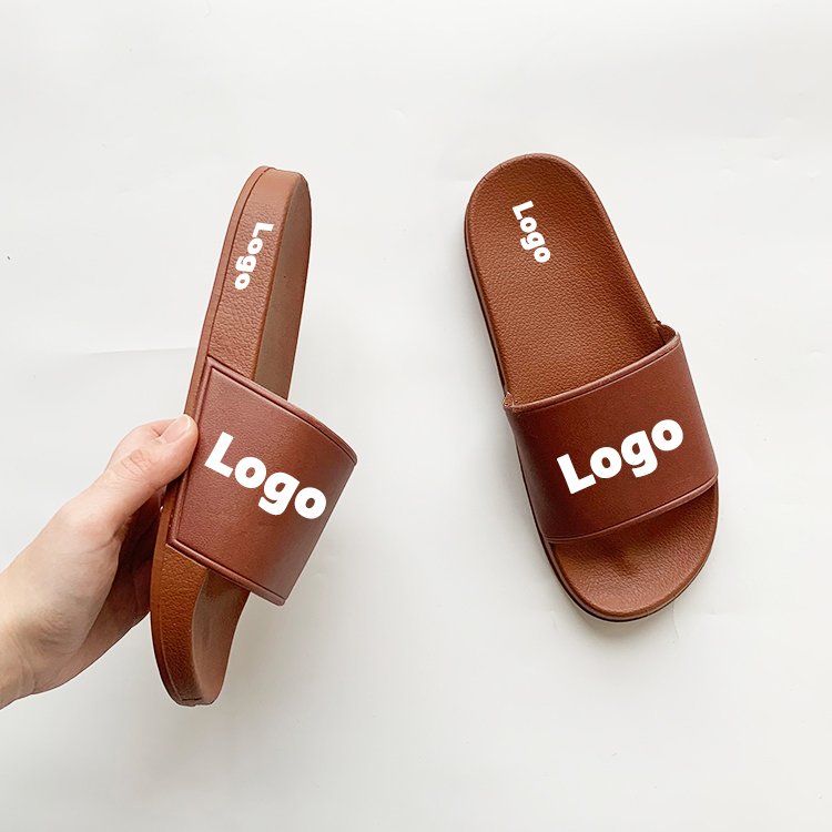 Wholesale Water-proof Korean Fashion Style Slide Sandals Slipper Bathroom Custom Slide PVC Slide Slippers