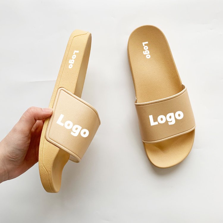 Wholesale Water-proof Korean Fashion Style Slide Sandals Slipper Bathroom Custom Slide PVC Slide Slippers