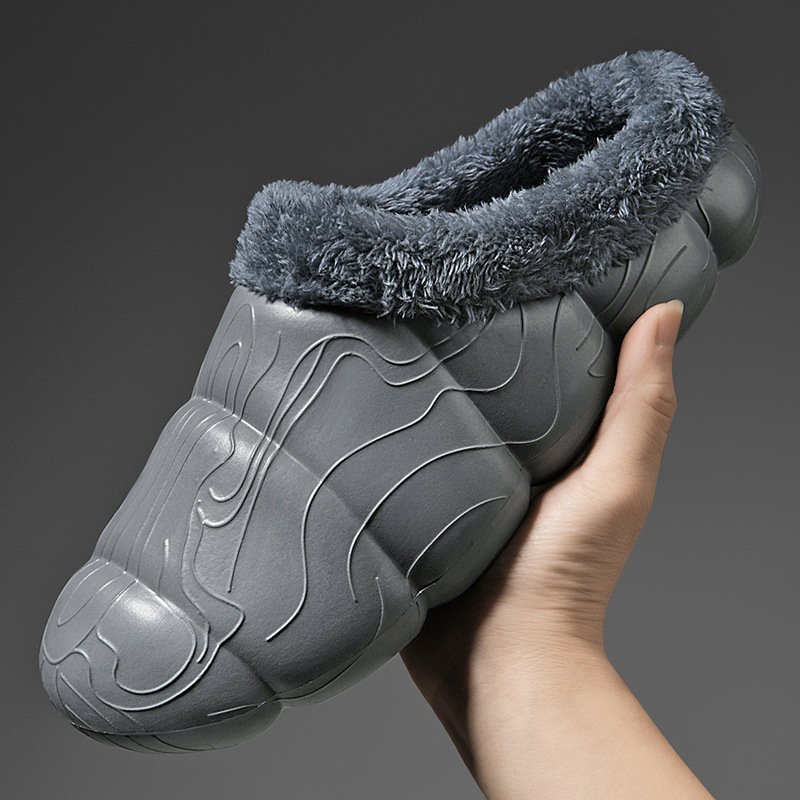 Wholesale Winter Warm Massage Men Women House Foam Furry Plush Home Cotton Shoes Fashion Fur Slippers