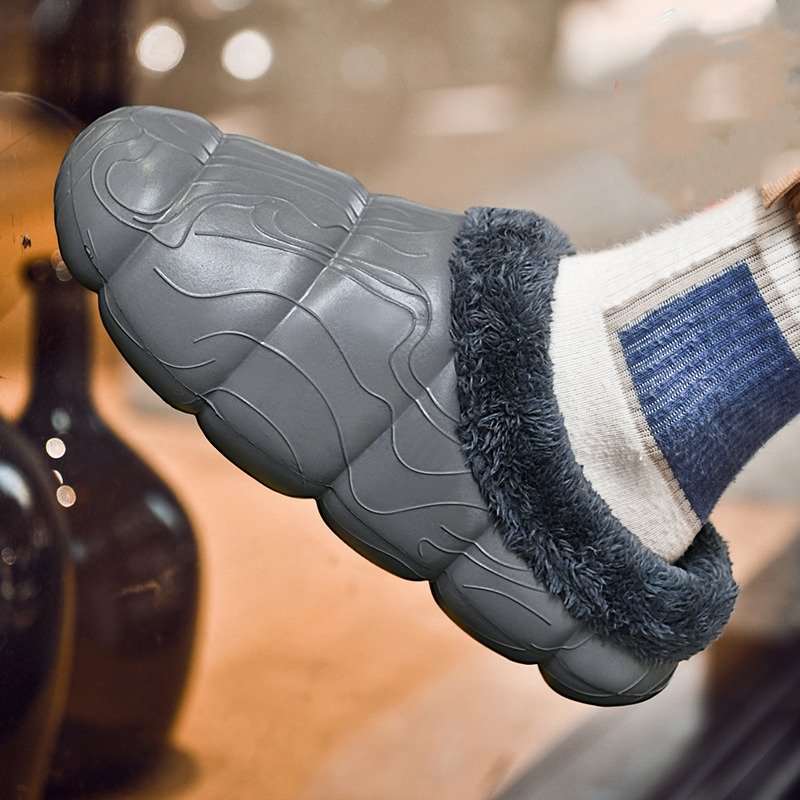 Wholesale Winter Warm Massage Men Women House Foam Furry Plush Home Cotton Shoes Fashion Fur Slippers