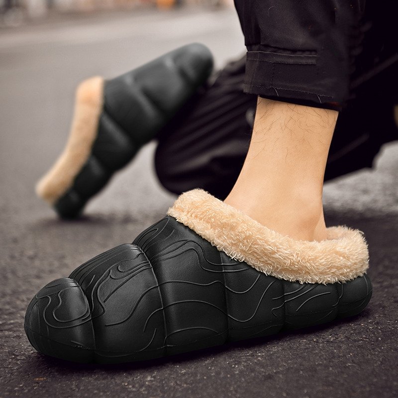 Wholesale Winter Warm Massage Men Women House Foam Furry Plush Home Cotton Shoes Fashion Fur Slippers