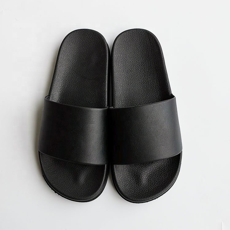 Wholesale Custom Logo Slide Indoor PVC Printing Slipper For Women Men