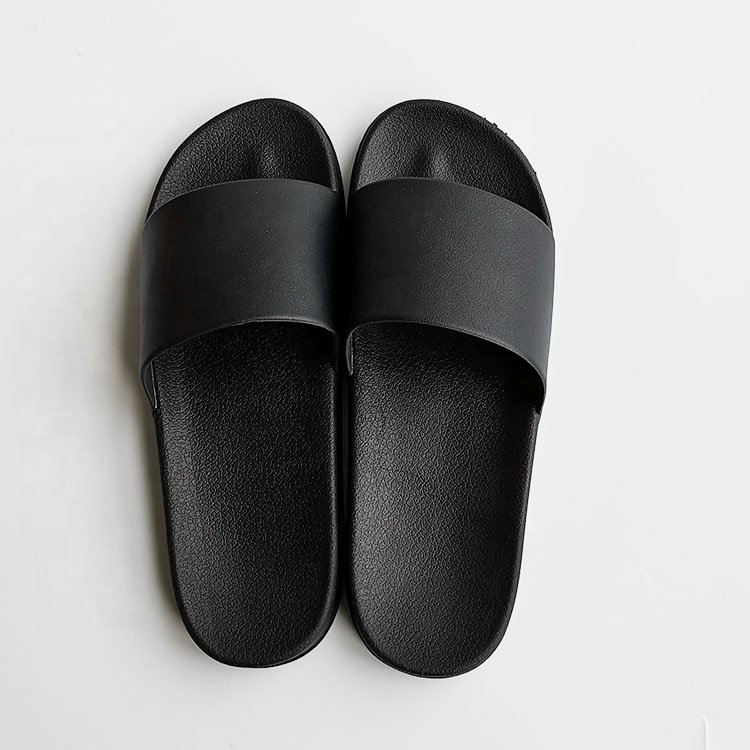 Wholesale Custom Logo Slide Indoor PVC Printing Slipper For Women Men