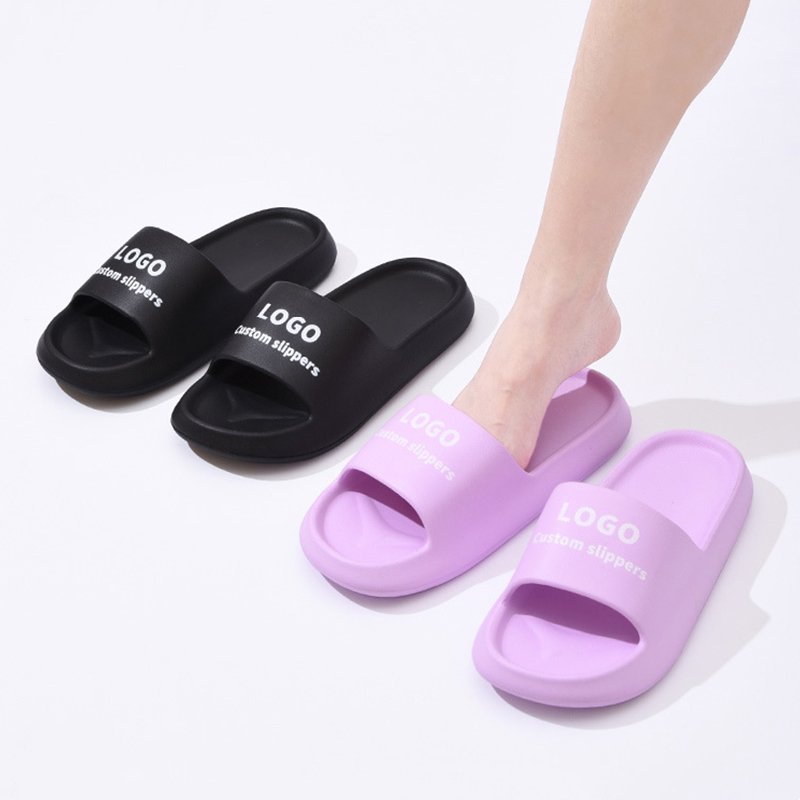 Wholesale Designer Men New Soft EVA Foam Sandal Custom Logo Slides Slippers Original For Men