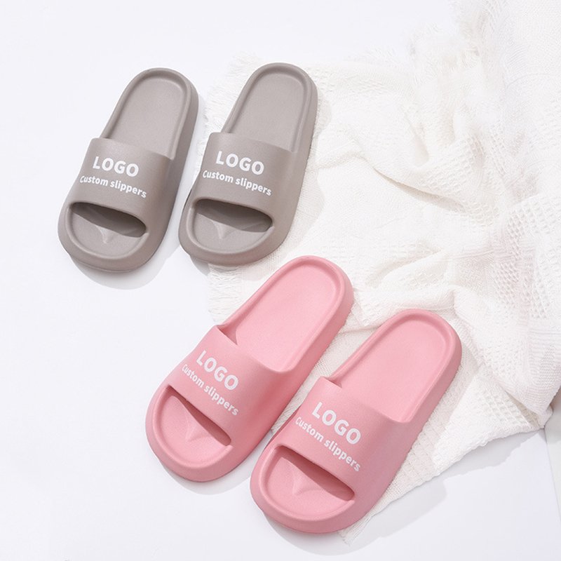 Wholesale Designer Men New Soft EVA Foam Sandal Custom Logo Slides Slippers Original For Men