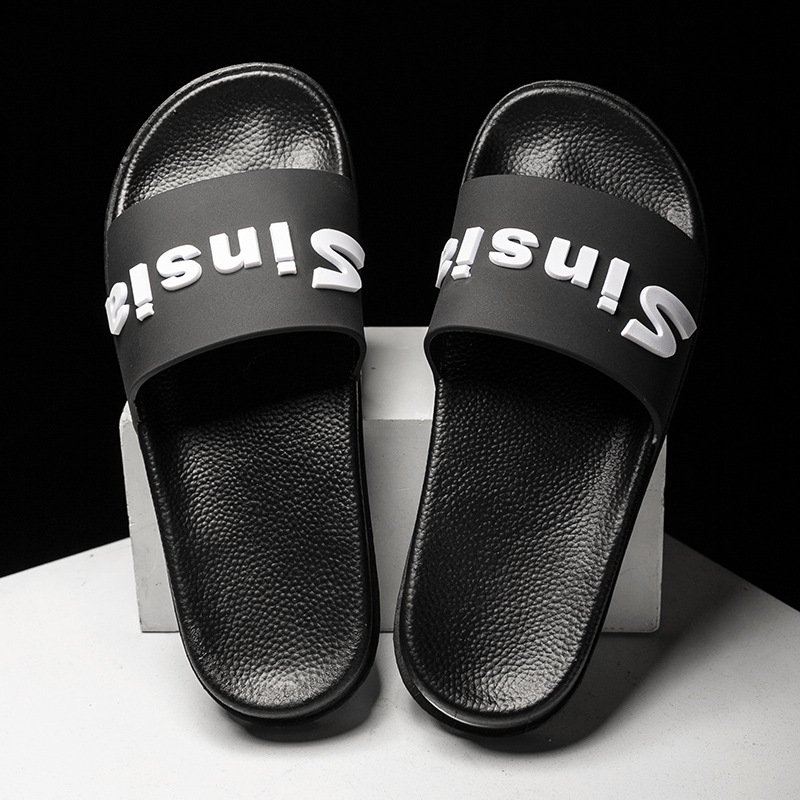 Summer Fashion Waterproof Flip Flop Massage Bottom air cushion Sandals Shoes Men pvc Pillow Slippers Bubble Slides For men