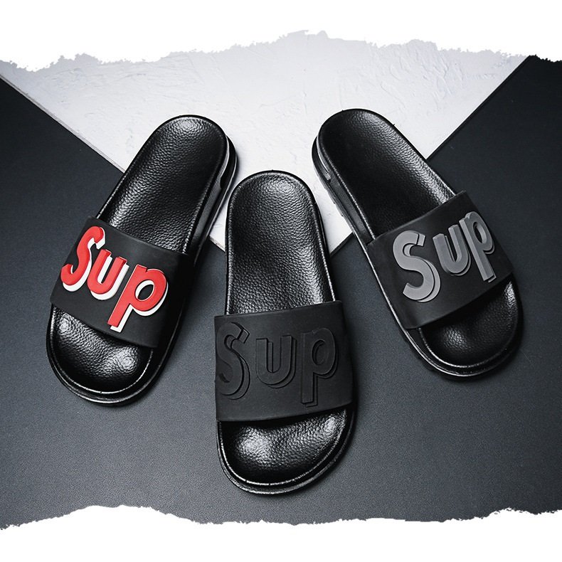 Summer Fashion Waterproof Flip Flop Massage Bottom air cushion Sandals Shoes Men pvc Pillow Slippers Bubble Slides For men
