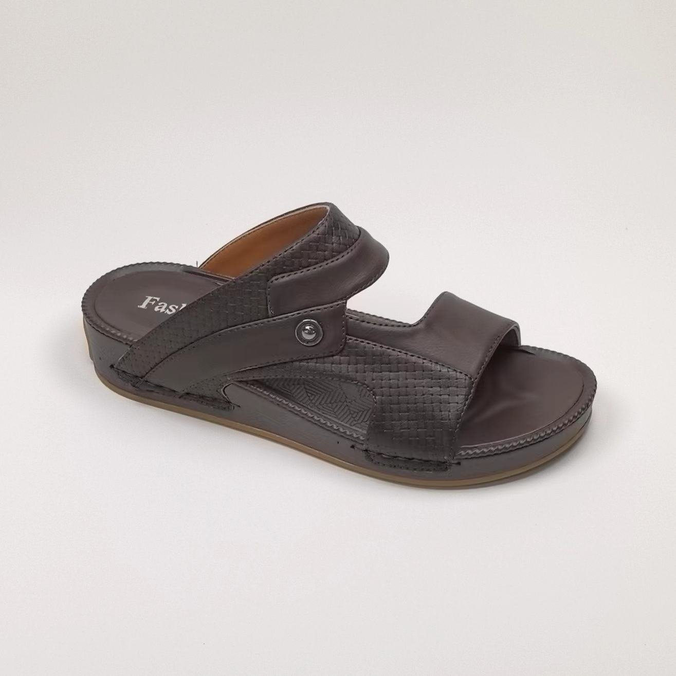 Summer Saudi Arabian Men's Slippers Wedge And Oriental Handmade Men's Sandals Big Size Beach Slide Men Slipper