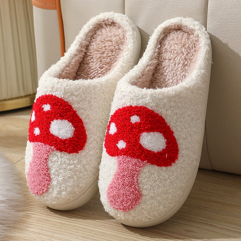 Christmas Present Furry Slipper Plush Reindeer Slippers Women Plush Slides Slippers Home Footwear on Cloud Running Shoes CN;ZHE