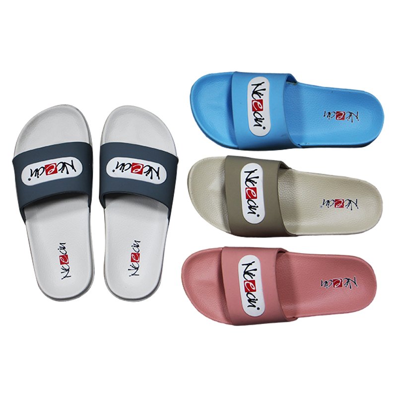 Custom 3D Embossed Logo PVC Designer Flip Flops Women's house Slides Slippers