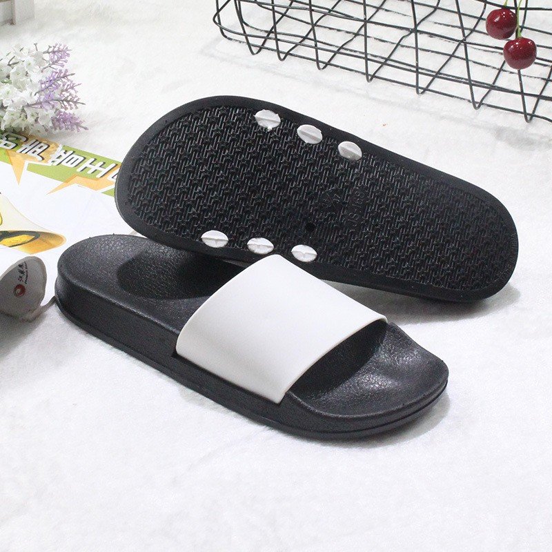 New Fashion Custom Logo hard-wearing quick-drying outdoor indoor PVC Women Men Slide Slipper