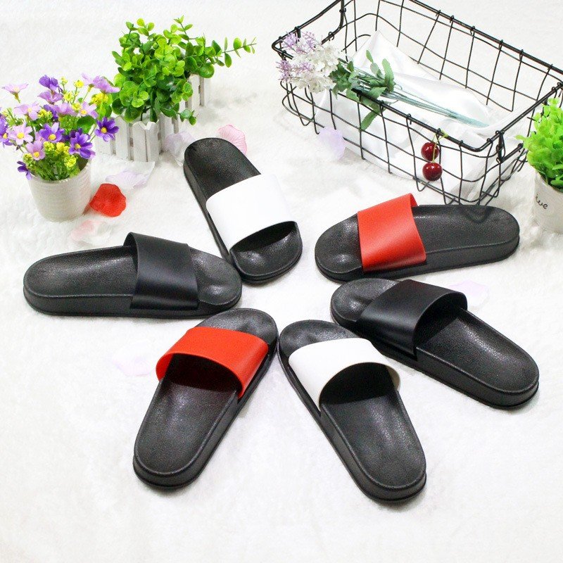 New Fashion Custom Logo hard-wearing quick-drying outdoor indoor PVC Women Men Slide Slipper