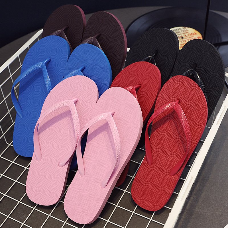 Stock Custom Logo Printed Rubber Sliding Bulk Men's and Women's Slipper Shoes Pink Red Black Gold Silver Wedding flip-flops