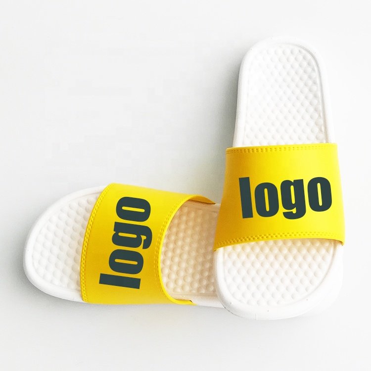 Women's Slippers Sandals Slides Footwear Custom Logo Designer Slides Sandal Slippers Logo Blank Custom Massage Slides