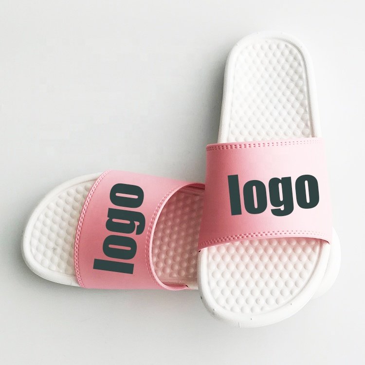 Women's Slippers Sandals Slides Footwear Custom Logo Designer Slides Sandal Slippers Logo Blank Custom Massage Slides