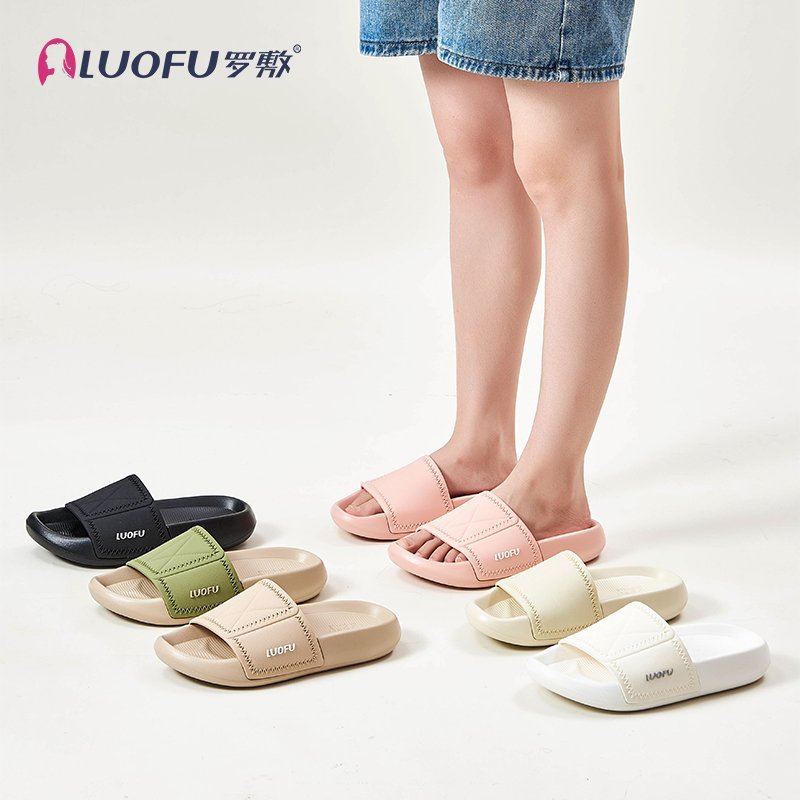 LUOFU Slippers women's new summer indoor home non-slip thick bottom arch support outdoor slides