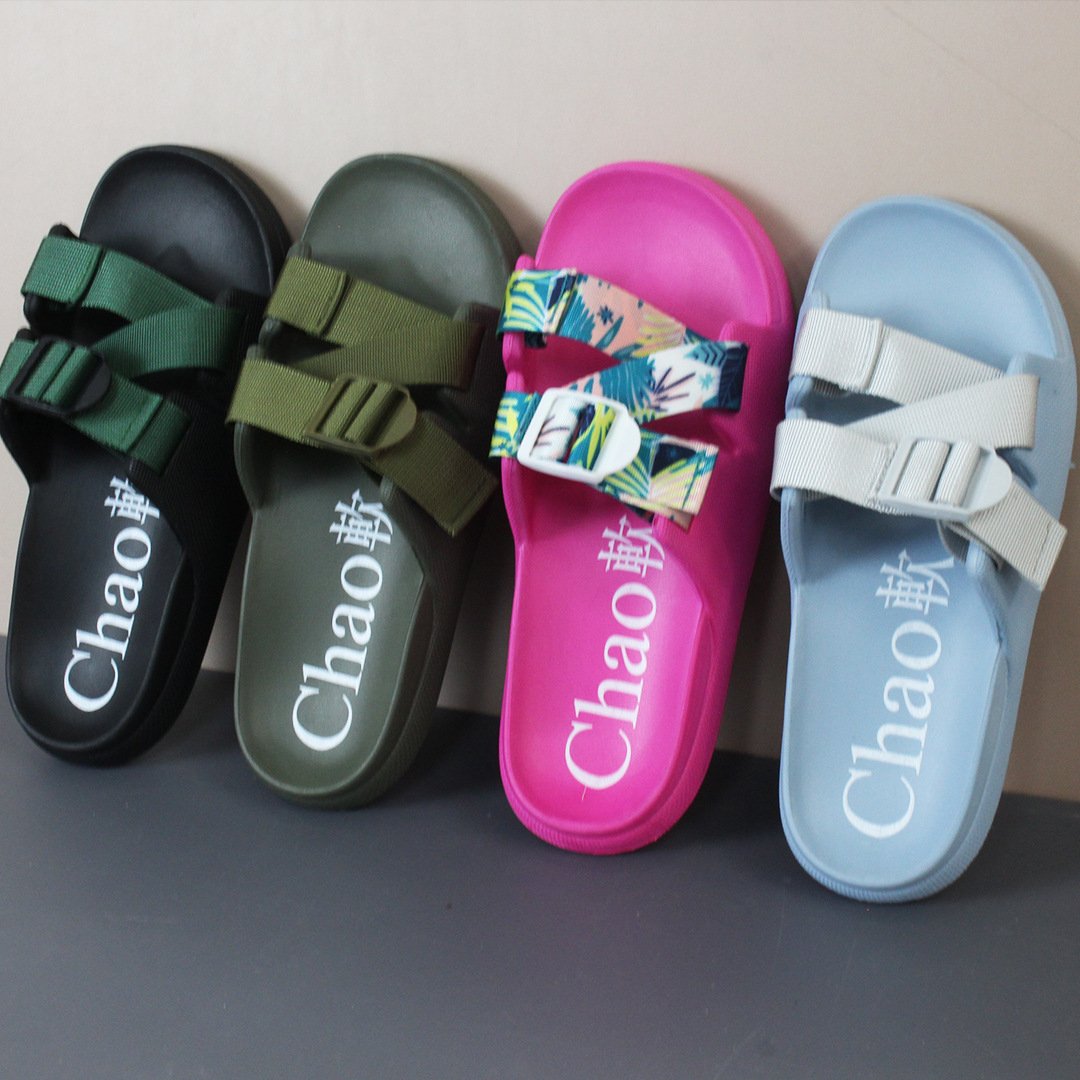 Seaside Sandals for Men Women Wholesale Non-slip Lightweight Walking Slides Slippers Fashion Style Beach Outdoor Couple EVA