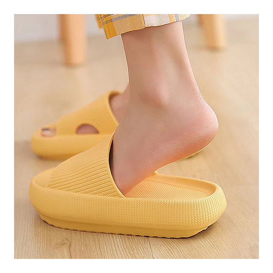 Fashion Women Slippers Personality Bread Slippers For Women Indoor And Outdoor Thick Soles Non Slip Flip Flops Woman Slides