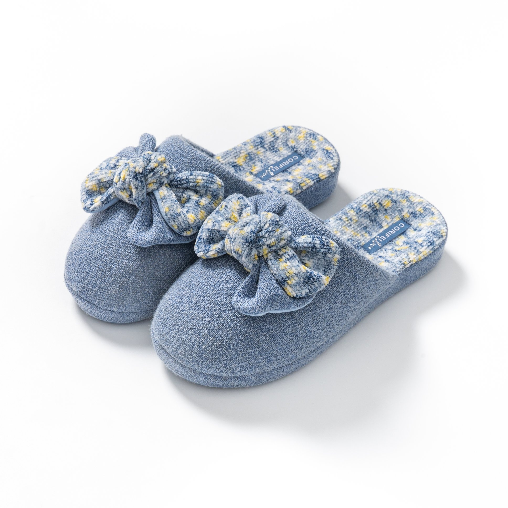 CORIFEI 2024 new Cozy non-slip soft plush warm winter comfy slippers for women flat