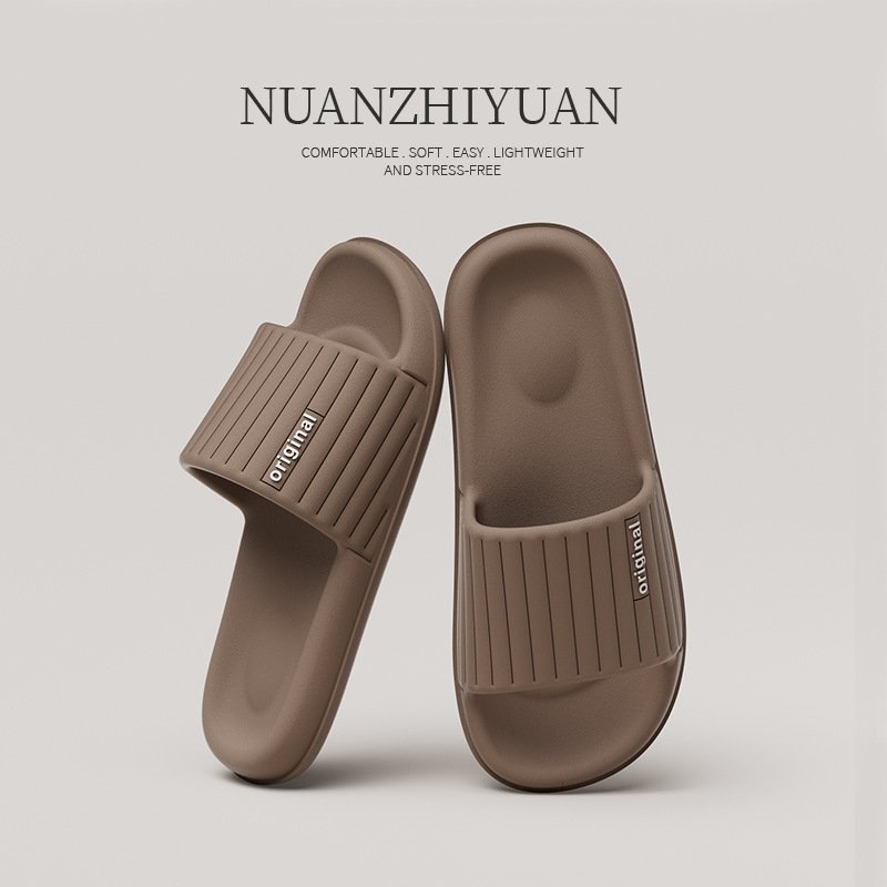 Slippers for Women in Summer Indoor Bathroom Non Slip Shower Outdoor Sandals for Men One Line Slippers