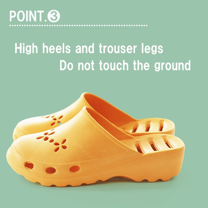 Water-repellent and water-permeable design home slides slippers for women
